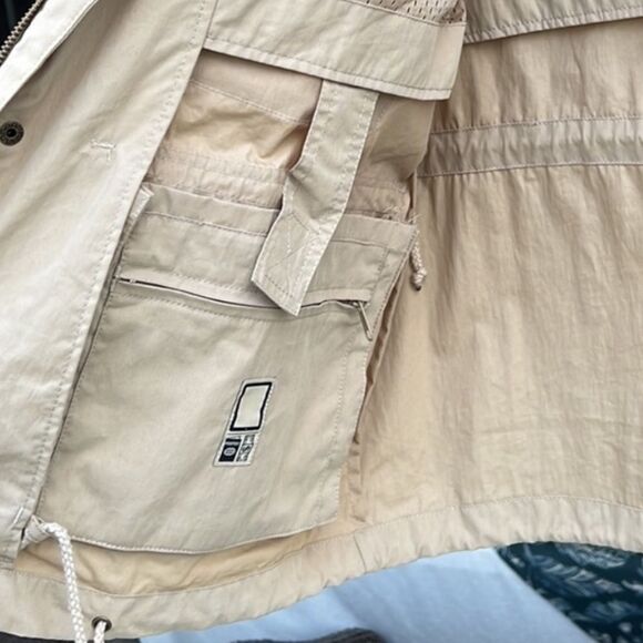 Weekender Convertible Jacket Traveler Adventure Series Khaki/Tan Mens Size Large - Picture 8 of 16